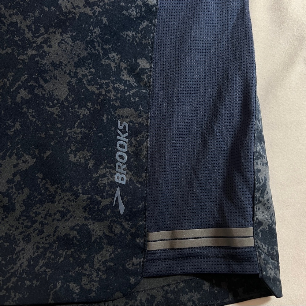 Brooks Dark Blue Running Shorts Size XL - Picture 3 of 12